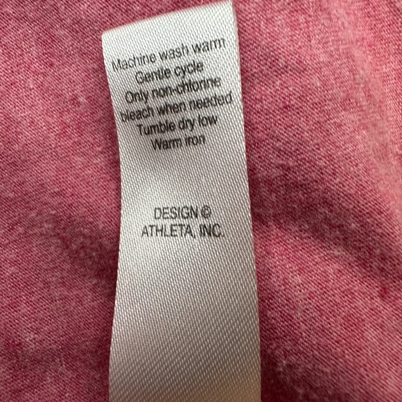 ATHLETA Dhara Pink Paisley Burnout Double Layer Dress S Travel Boho Coastal - Picture 10 of 10